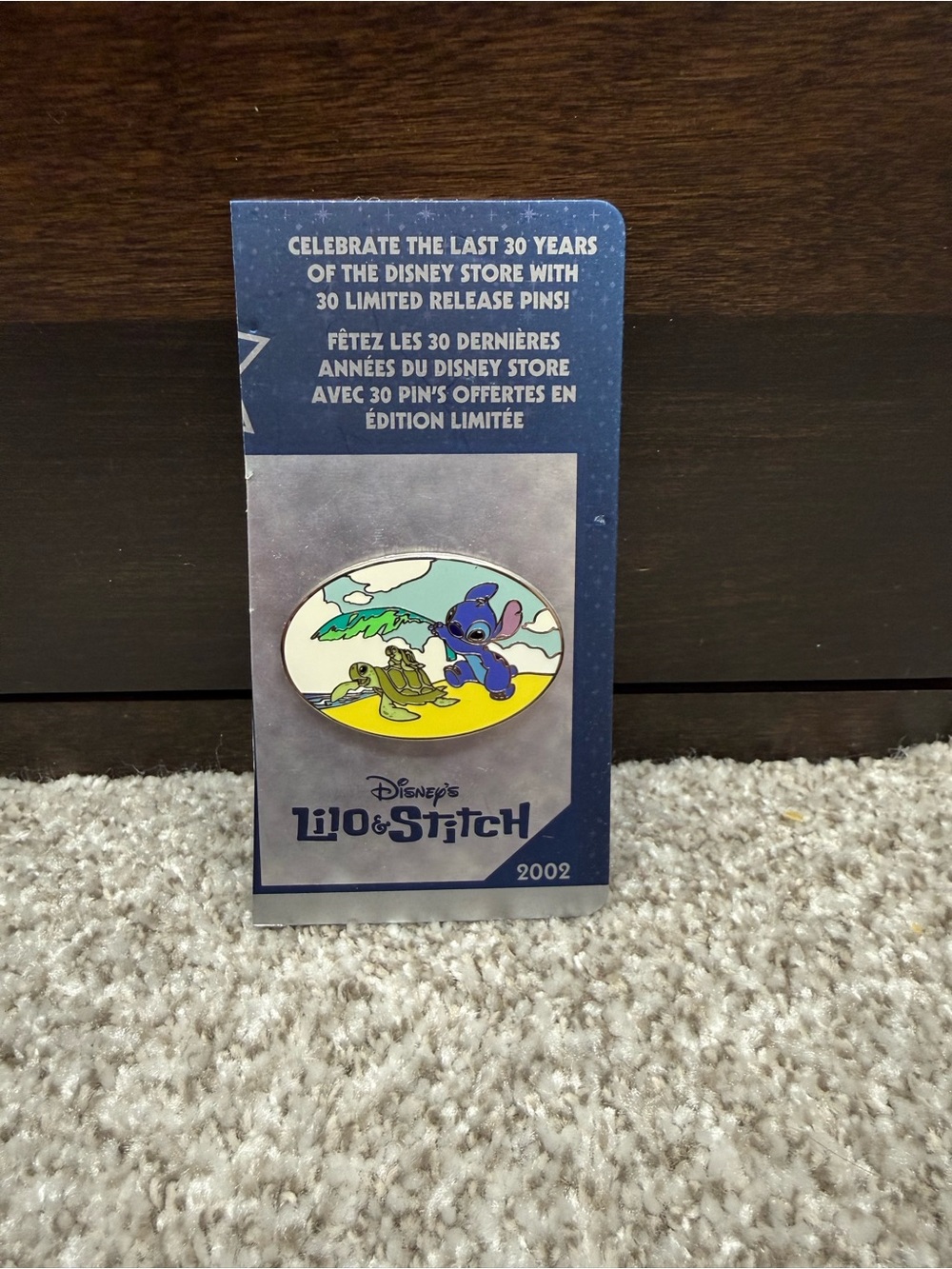 Lilo & Stitch Disney store 30 Years pin